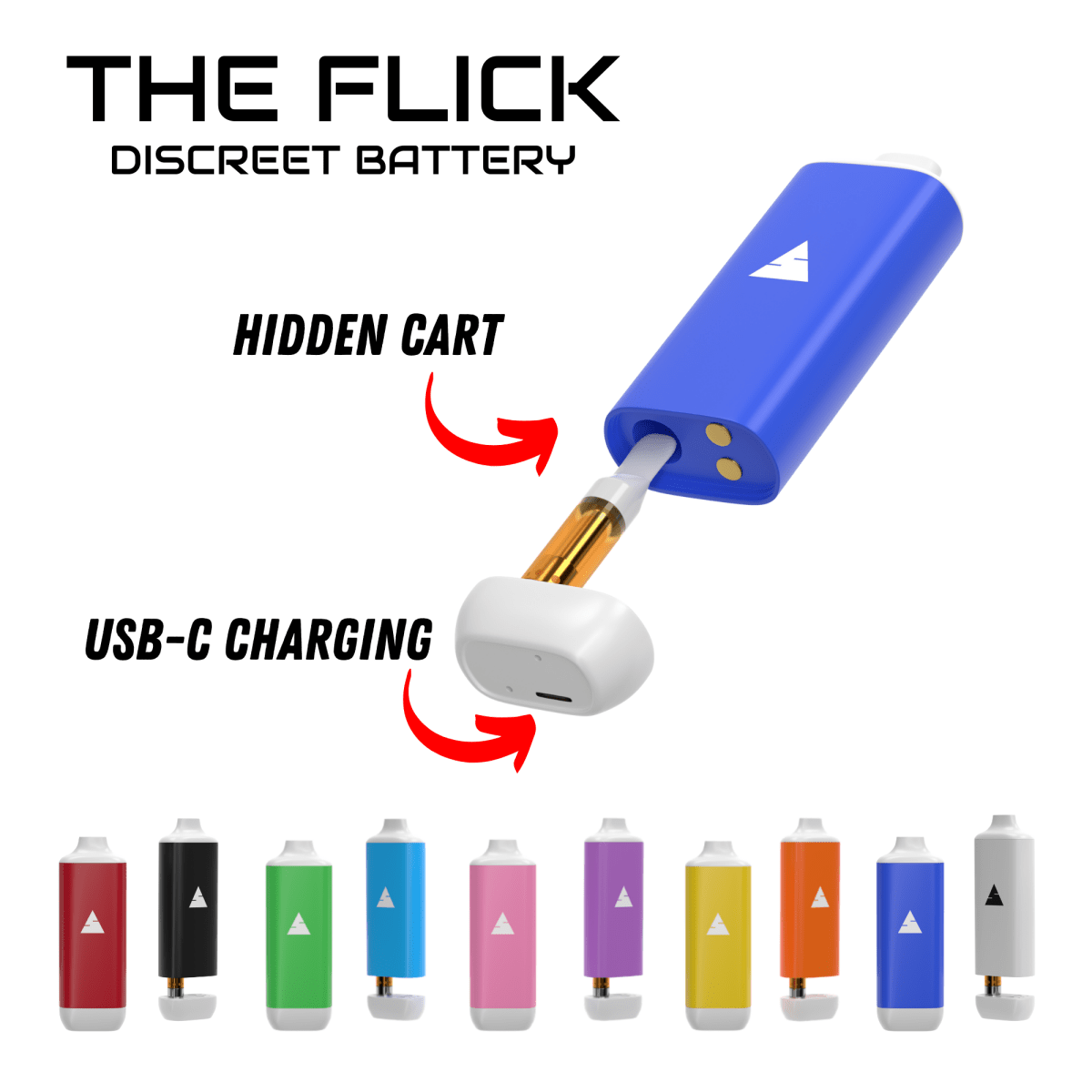 Flick Battery - Discreet 510 Thread - Smoke empire