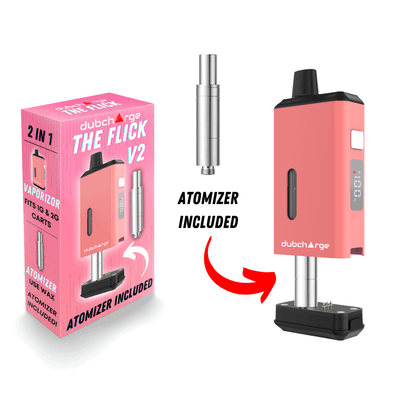 Flick V2 Battery w/ Atomizer - Discreet 510 Thread - Smoke empire