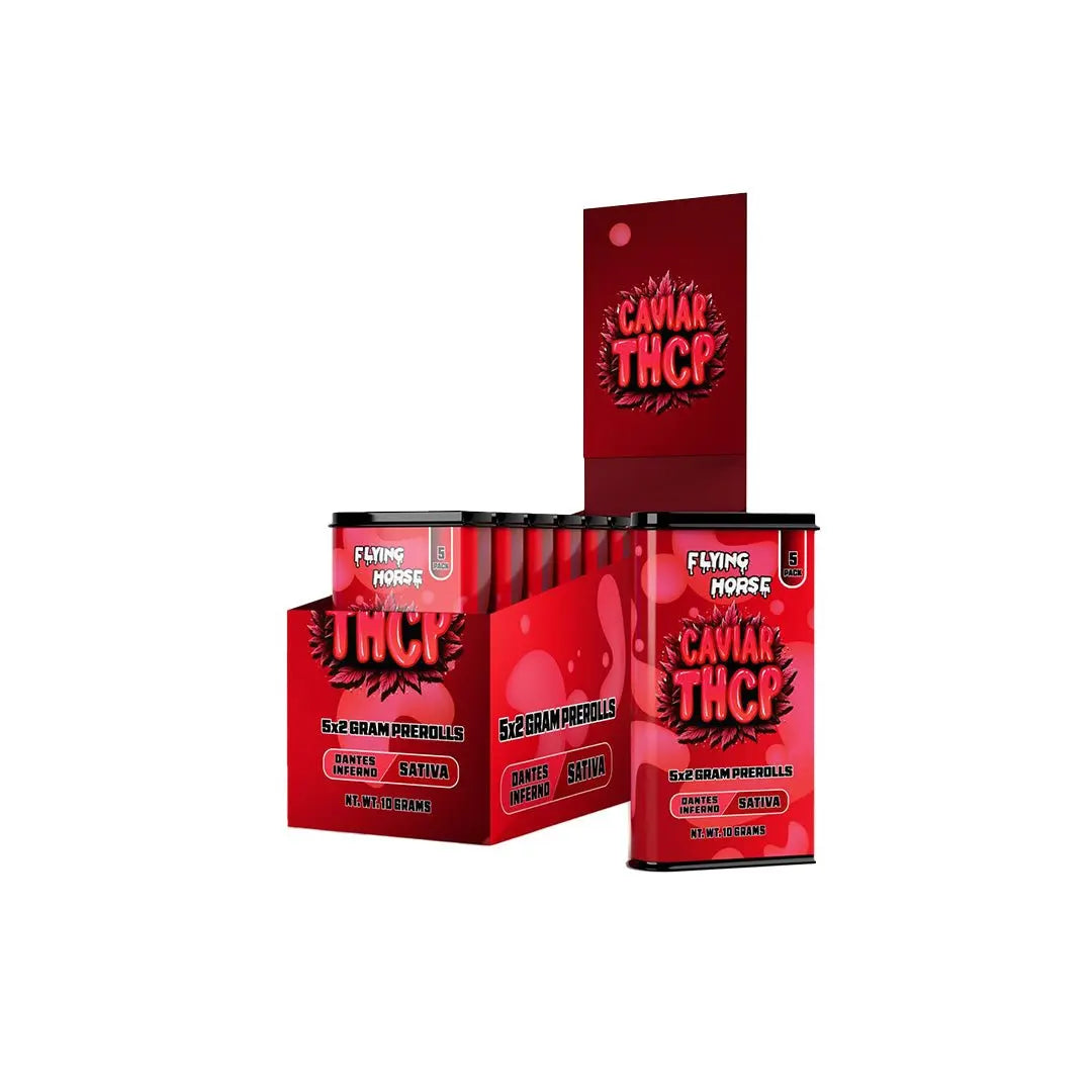 Flying Horse Caviar THCP Pre Rolls 5ct 10g - Smoke empire