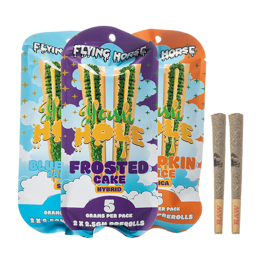 Flying Horse THCA Hash Hole Prerolls 5G - Smoke empire