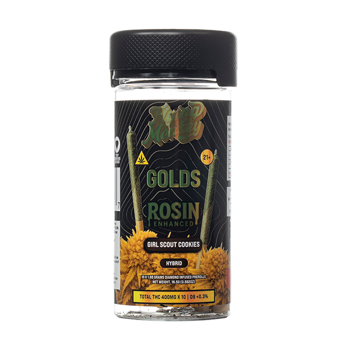 Flying Monkey Golds Rosin THCA Prerolls 16.5G - Smoke empire