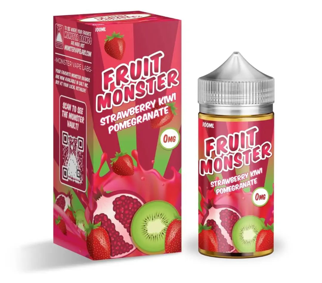 Fruit Monster Strawberry Kiwi Pomegranate eJuice - Smoke empire