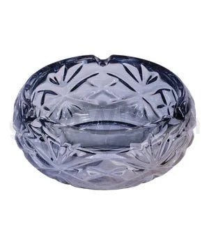 Fujima 4.3' Round Glass Ashtray - Sapphire - Smoke empire
