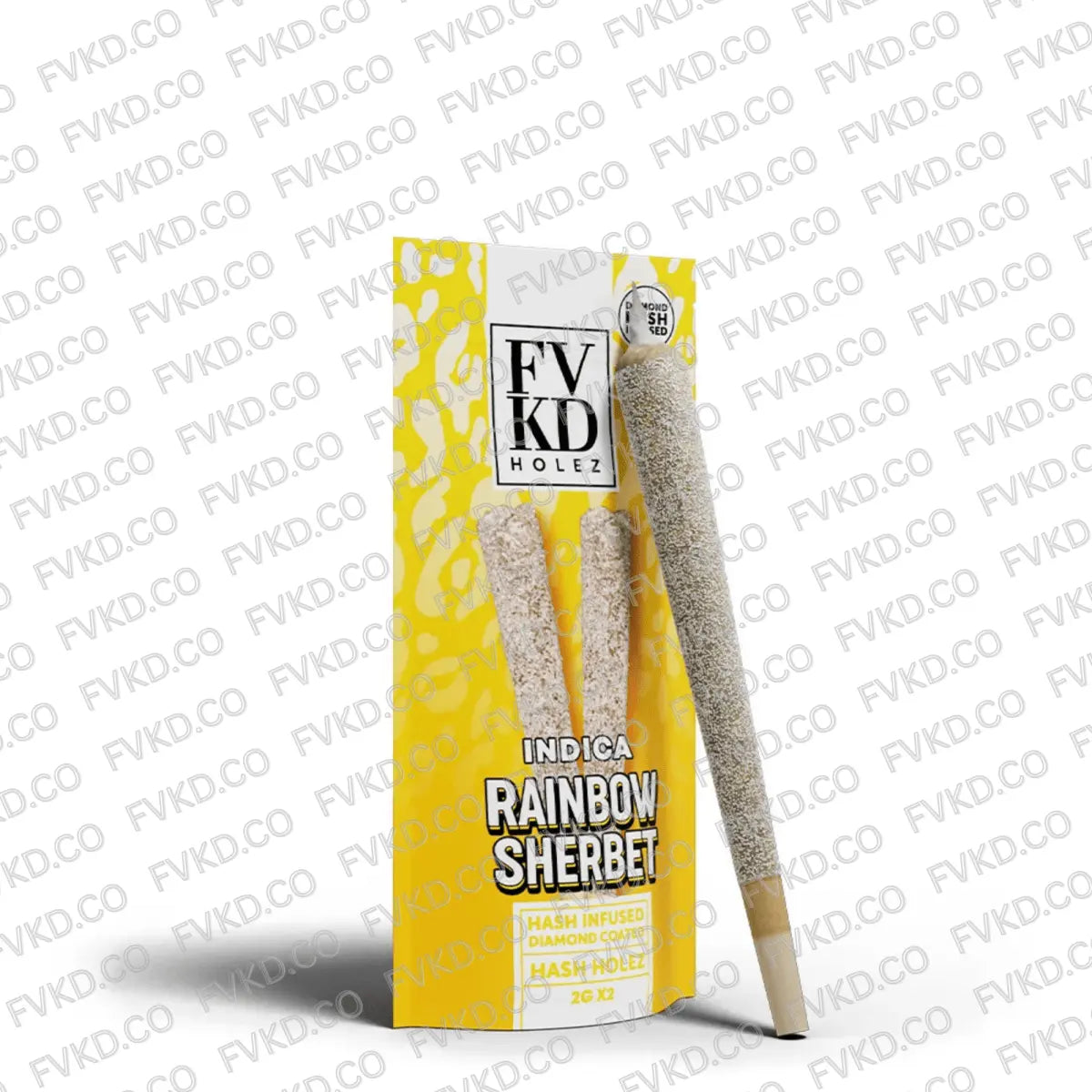 FVKD Diamond Infused Hash Hole Prerolls 2G - Smoke empire