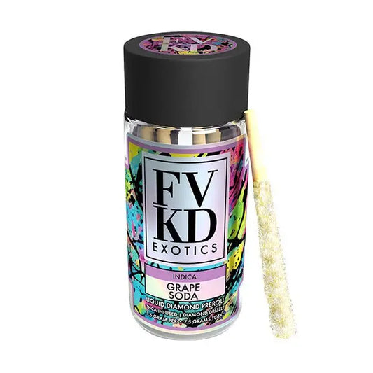 FVKD Exotics Liquid Diamond Pre Rolls | 7.5G - Smoke empire