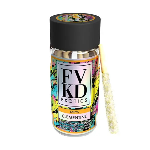 FVKD Exotics Liquid Diamond Pre Rolls | 7.5G - Smoke empire