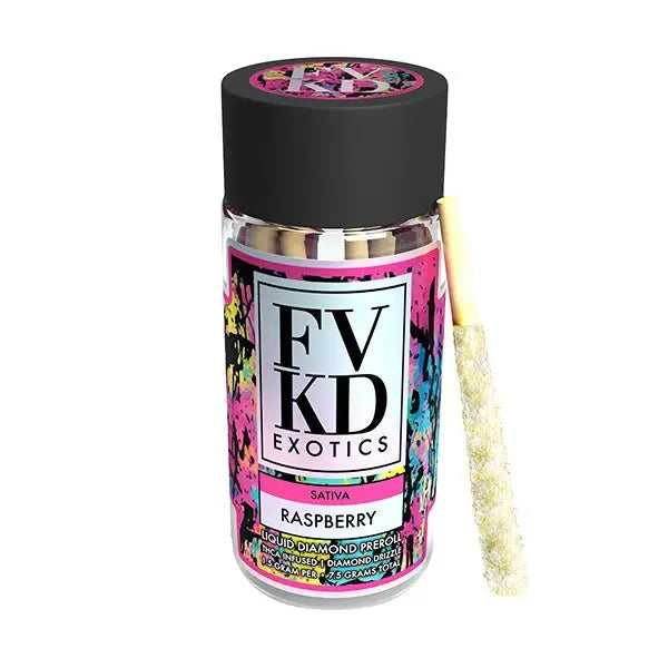 FVKD Exotics Liquid Diamond Pre Rolls | 7.5G - Smoke empire