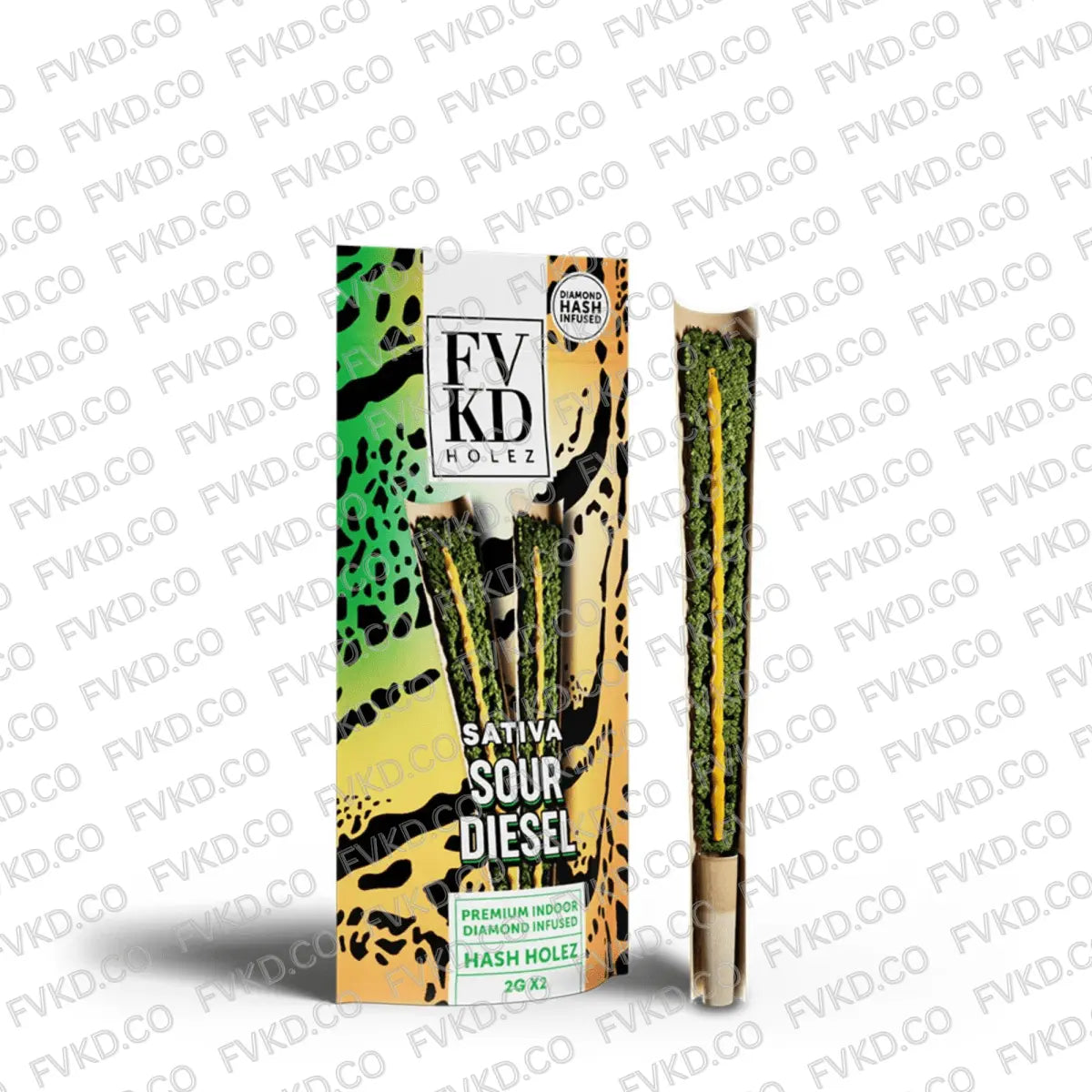 FVKD Holez Hash Hole Prerolls 2G x2 3-Pack 6G - Smoke empire