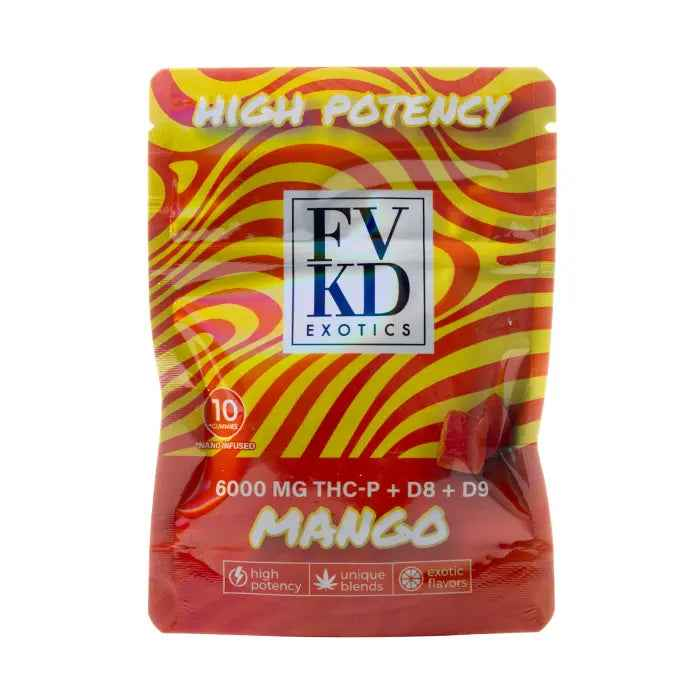 FVKD Exotics THCP + D8 + D9 Gummies 6000mg