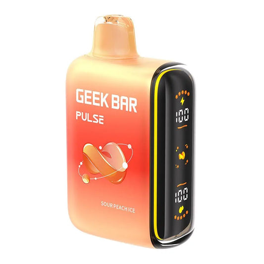 Geek Bar Pulse Disposable Vape Device - Sour Peach Ice 16ml - Smoke empire