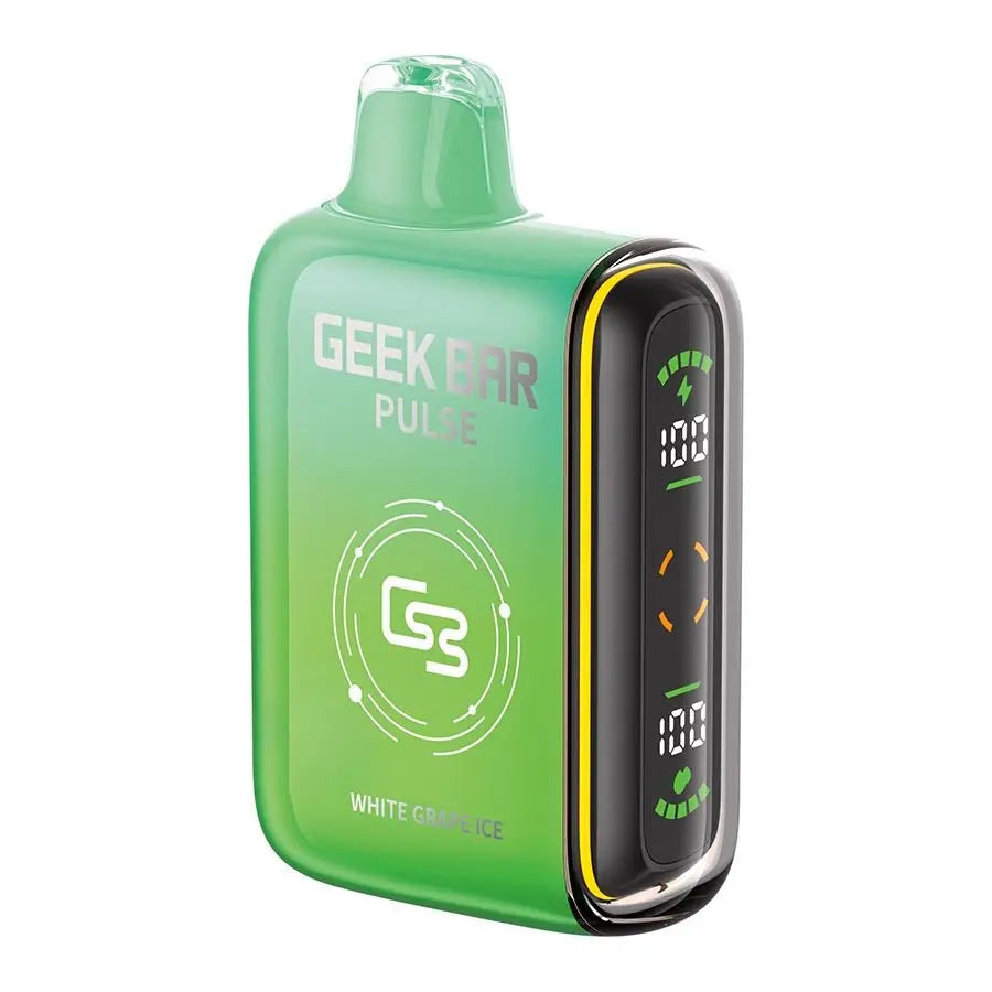 Geek Bar Pulse Disposable Vape Device - White Grape Ice - Smoke empire