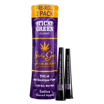 Glazed Apple Private Reserve Pre Rolls (Sativa) - Smoke empire