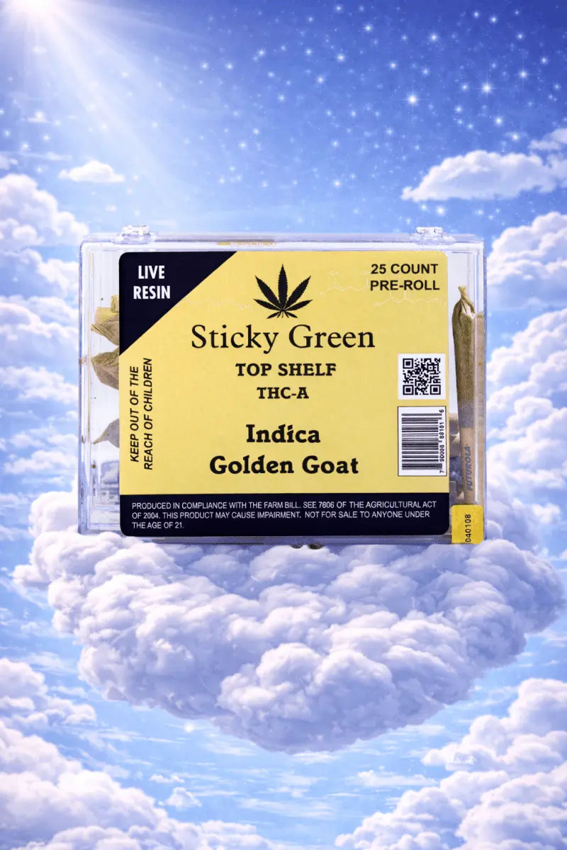 Golden Goat Infused Top Shelf Pre Rolls (Indica) - Smoke empire