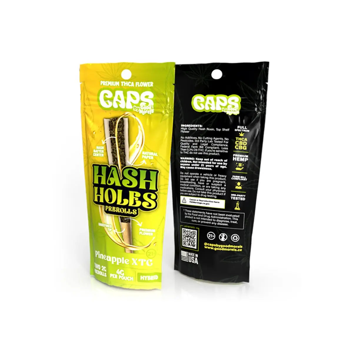 Good Morels Hash Hole Prerolls 2-Pack 4G THCA - Smoke empire