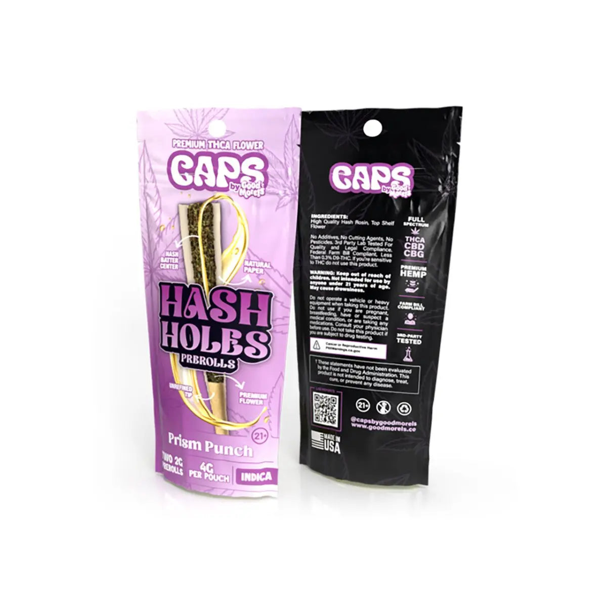 Good Morels Hash Hole Prerolls 2-Pack 4G THCA - Smoke empire