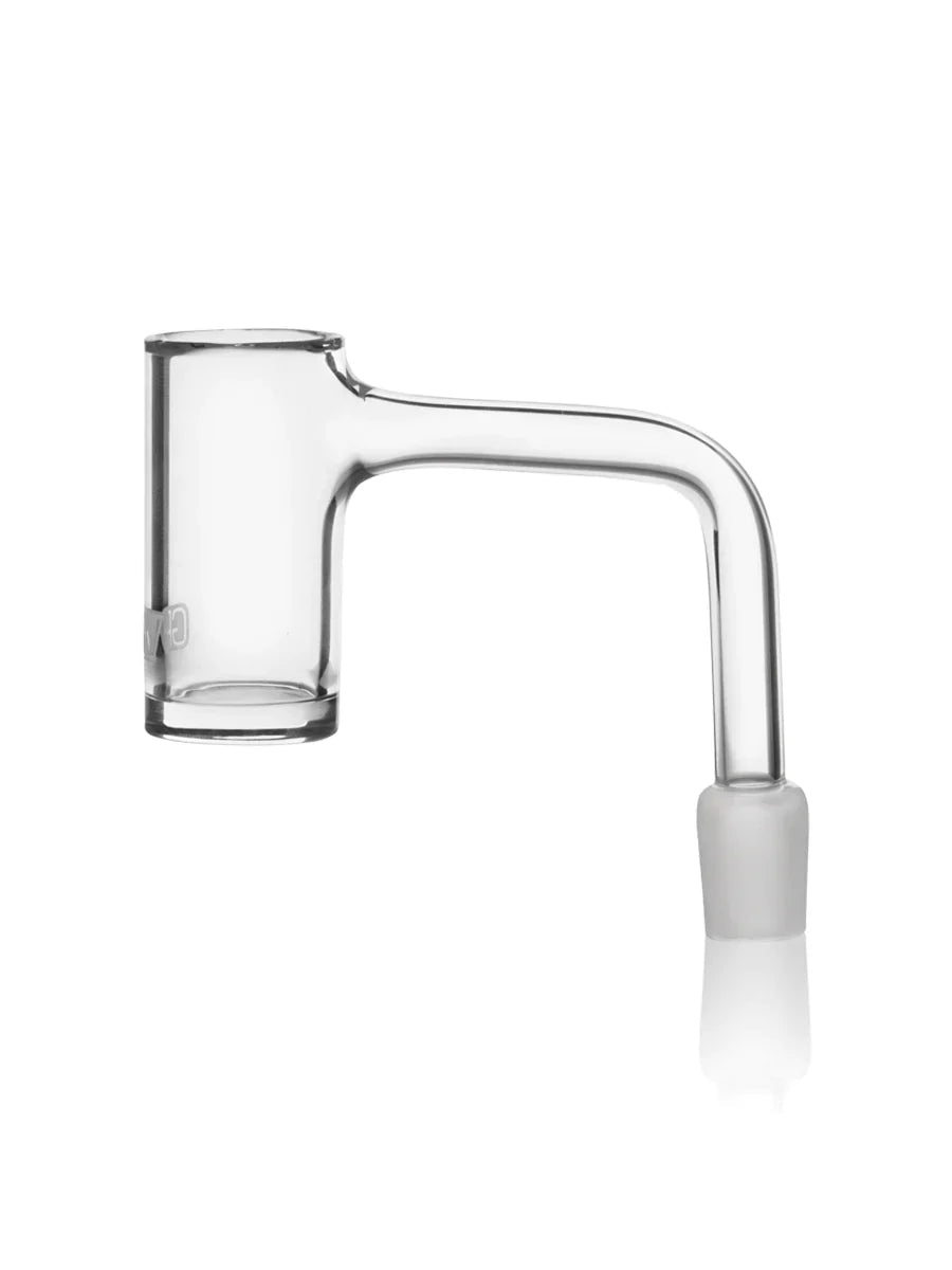 Grav 14mm 90deg Seamless Long Neck Banger - Smoke empire