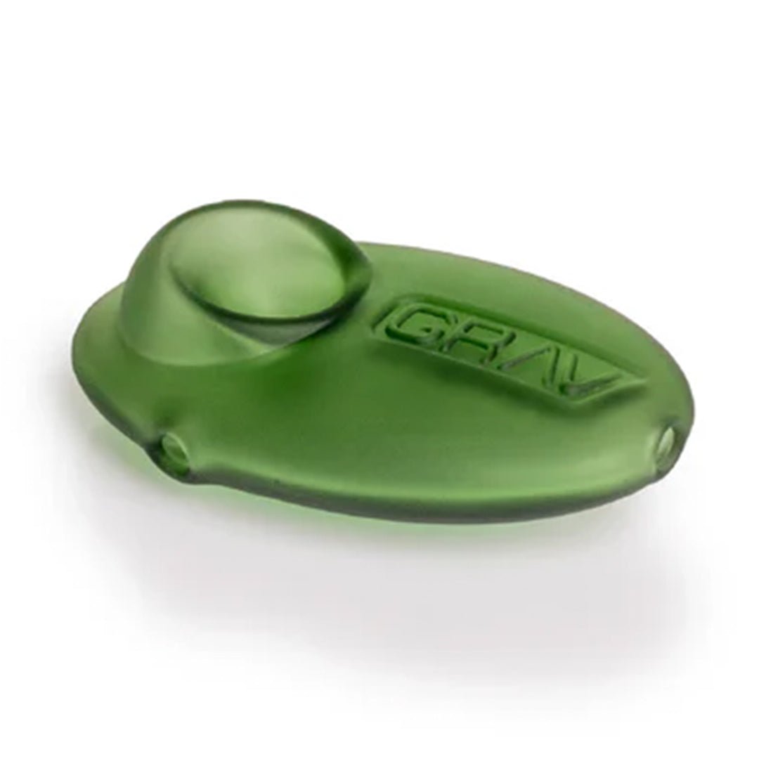 Grav 3 Inch Sandblasted Pebble Spoon Pipe - Smoke empire