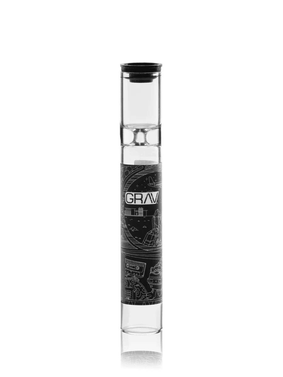 Grav Glass Taster W/Cap - Smoke empire