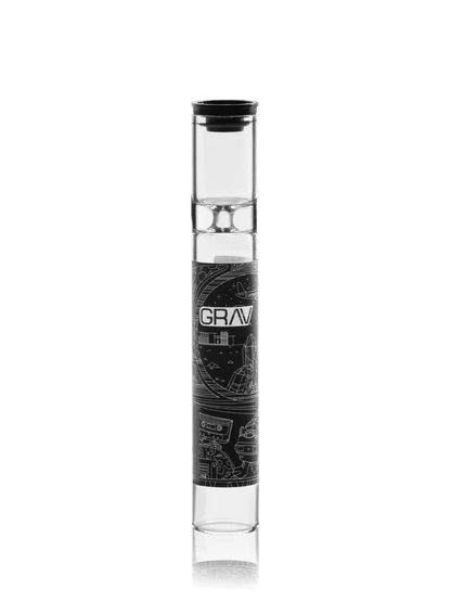 Grav Glass Taster W/Cap - Smoke empire