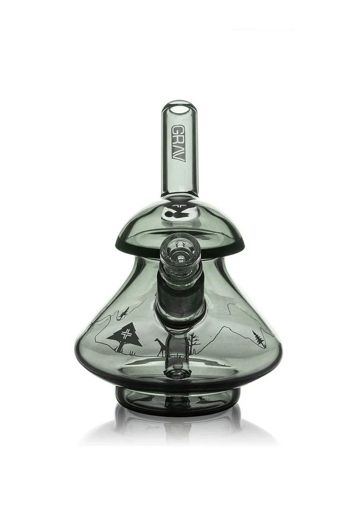 Grav LabsX LRG -  Hustle Trees Wobble Bubbler - Smoke empire