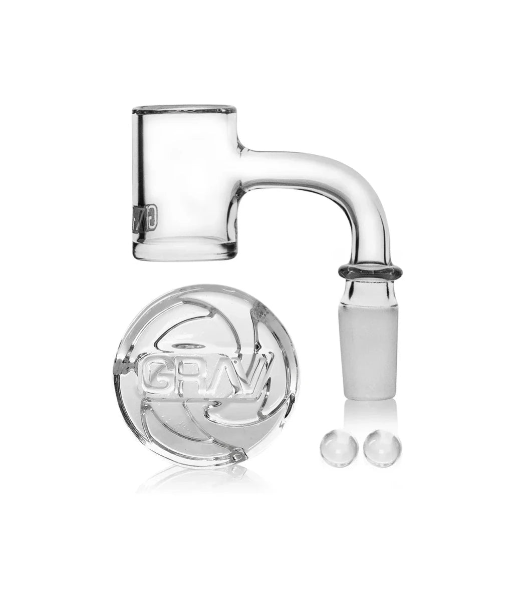 Grav Quartz 14mm Seamless Bucket Set - Smoke empire