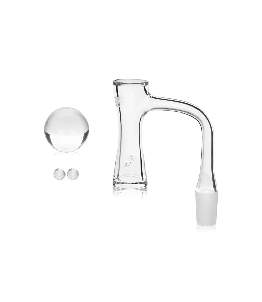 Grav Quartz Hourglass Banger Set - Smoke empire