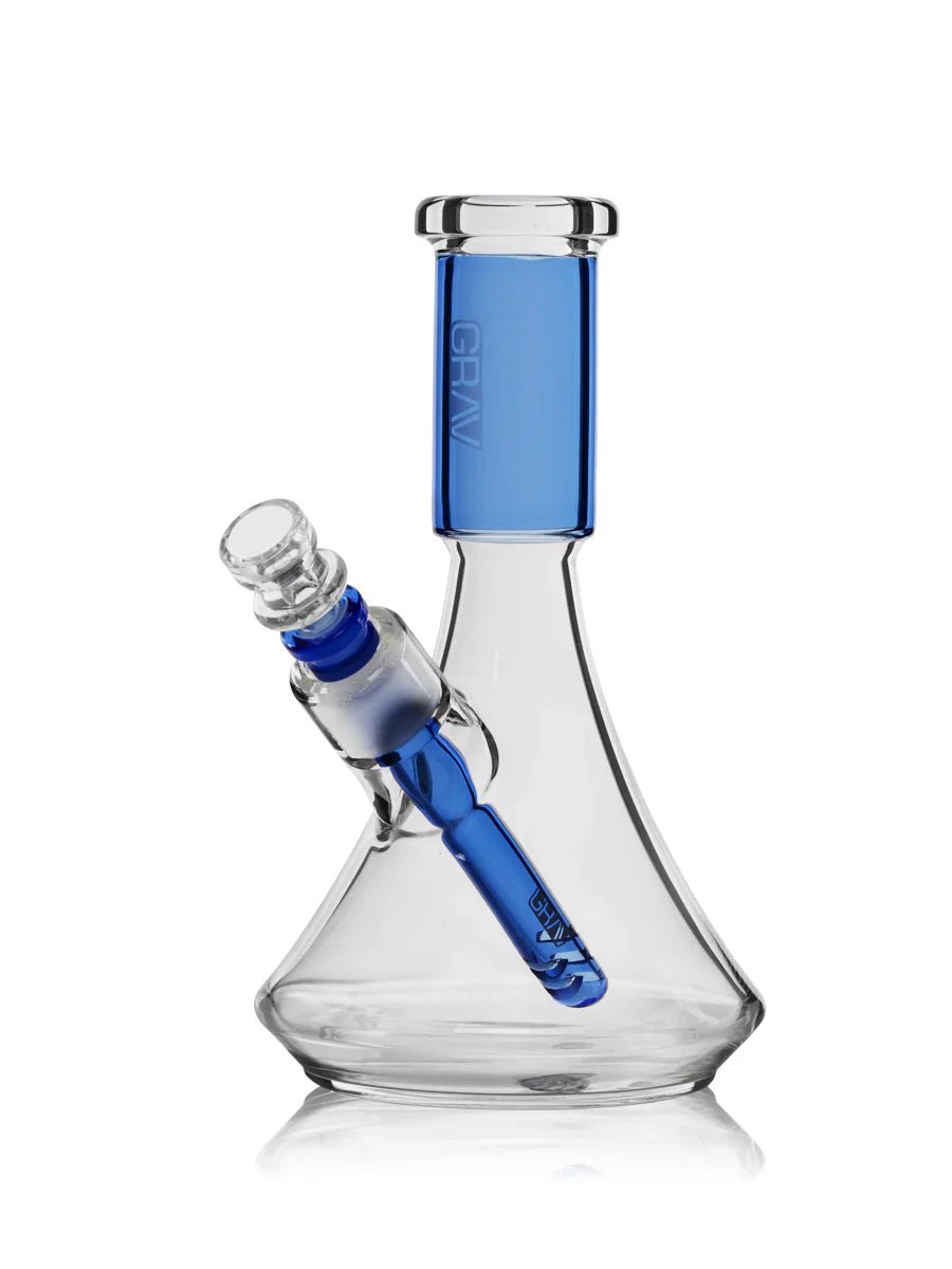Grav Small Deco Beaker Water Pipe - Smoke empire