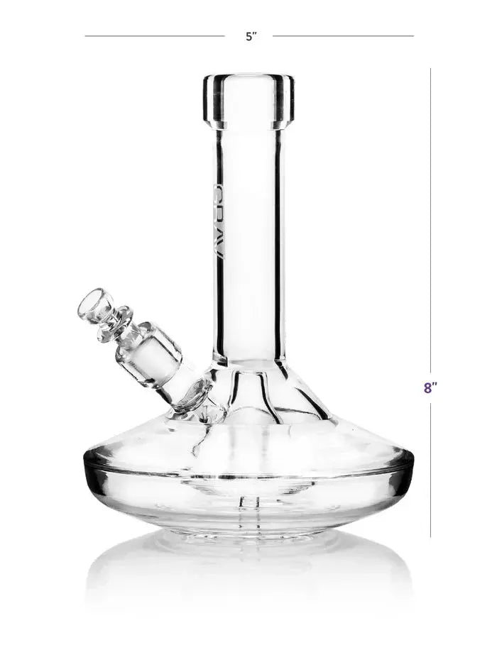 GRAV® Small Wide Base Water Pipe - Smoke empire