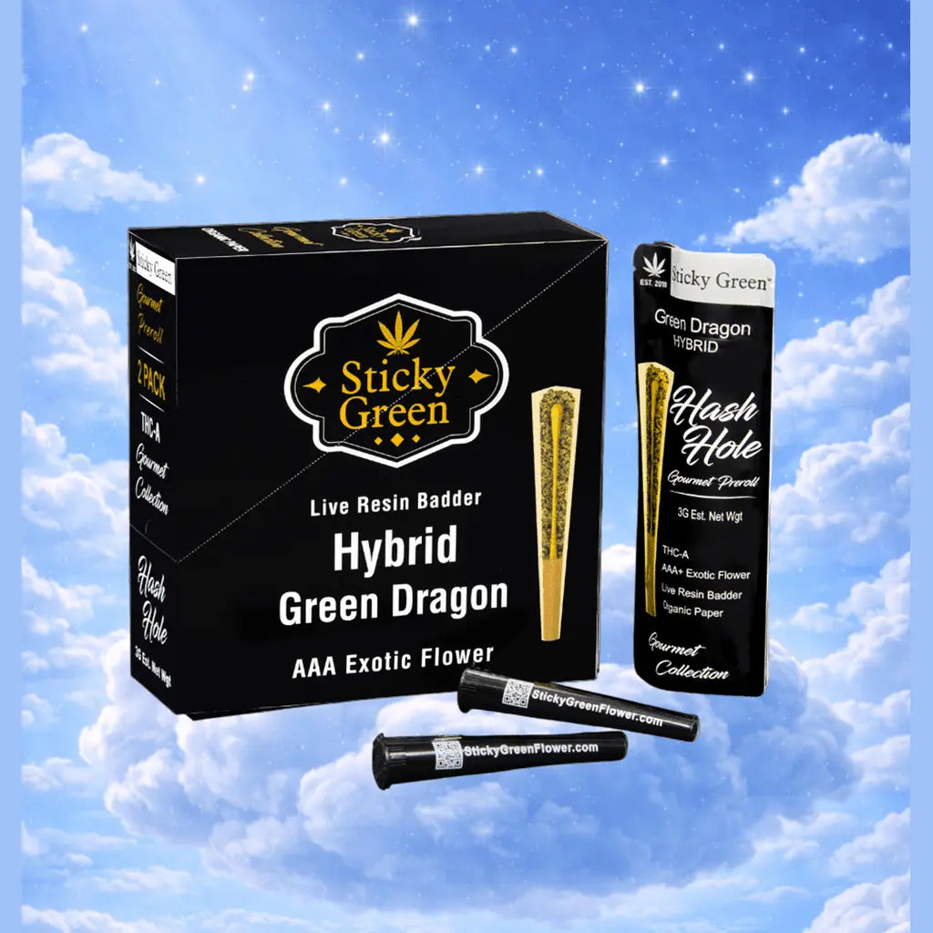 Green Dragon Hash Hole Pre Rolls (Hybrid) - Smoke empire