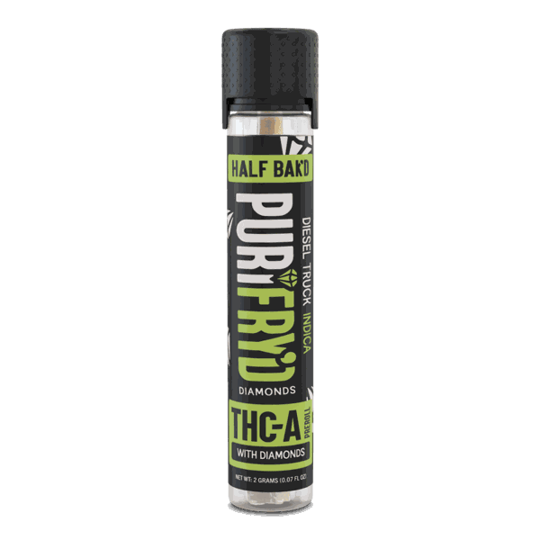 Half Bak'd THC-A Diamonds Pre Rolls | 2g - Smoke empire
