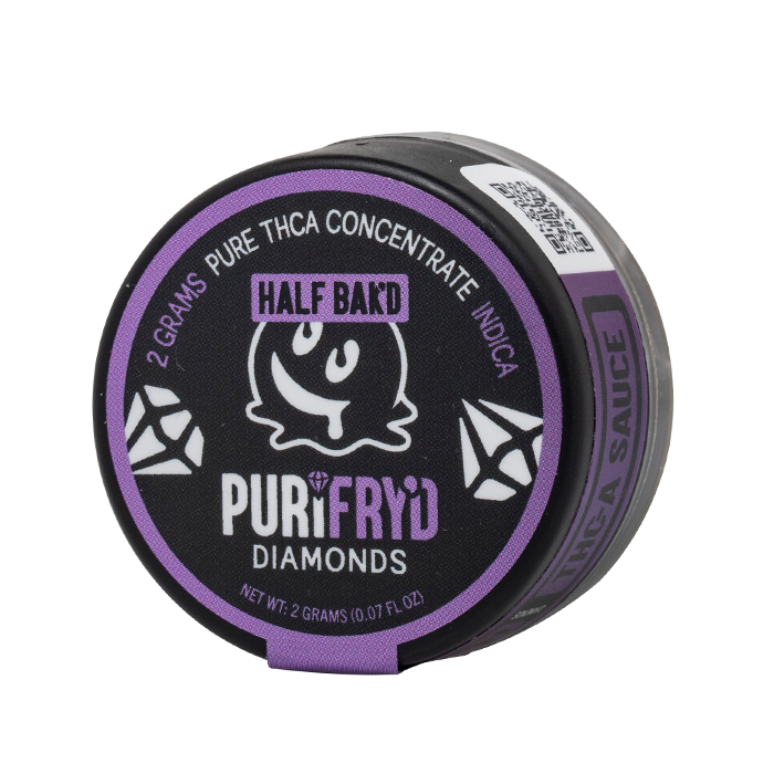 Half Bak'd Purifry'd THCA Diamond Dabs 2G - Smoke empire