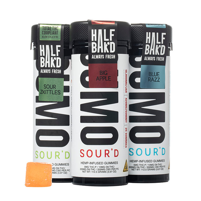 Half Bak'd Sumo Sour'd Gummies 10000mg - Smoke empire