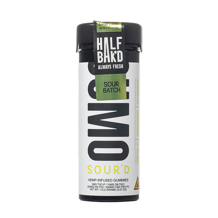 Half Bak'd Sumo Sour'd Gummies 10000mg - Smoke empire