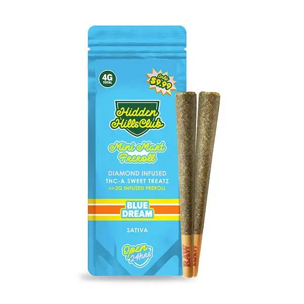 Hidden Hills Mini Mart Pre-Roll Diamond Infused THC-A Pre-Rolls 2PK (4g Total) - Smoke empire