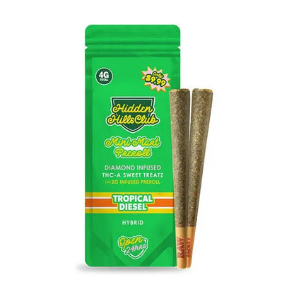 Hidden Hills Mini Mart Pre-Roll Diamond Infused THC-A Pre-Rolls 2PK (4g Total) - Smoke empire