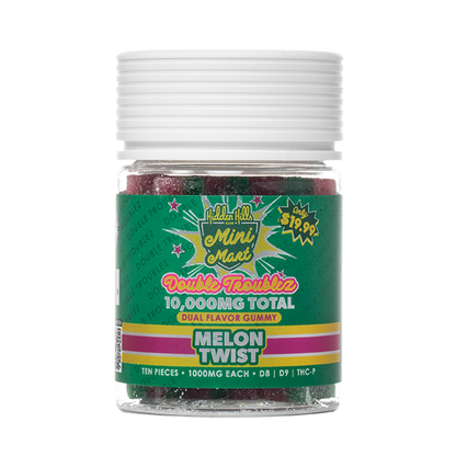 Hidden Hills Double Troublez Gummies 10000mg - Smoke empire