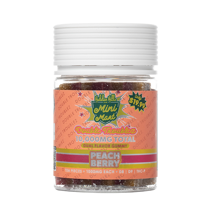 Hidden Hills Double Troublez Gummies 10000mg - Smoke empire