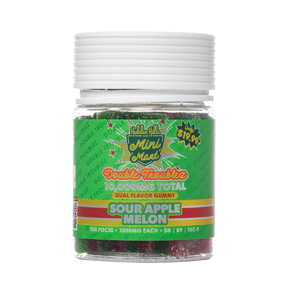 Hidden Hills Double Troublez Gummies 10000mg - Smoke empire