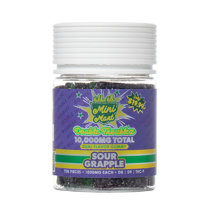 Hidden Hills Double Troublez Gummies 10000mg - Smoke empire