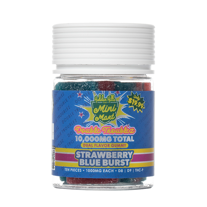 Hidden Hills Double Troublez Gummies 10000mg - Smoke empire