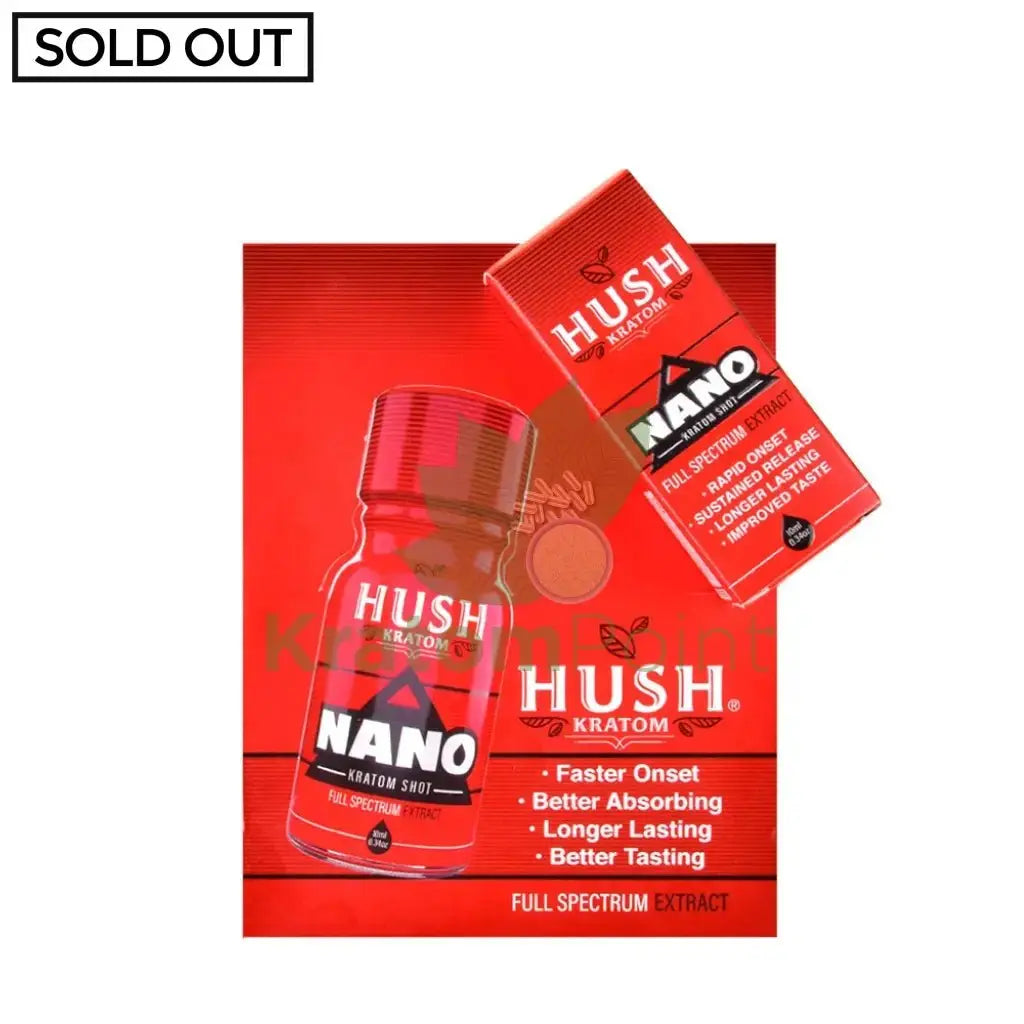 Hush Kratom Nano Shot 10ml, 1 bottle - Smoke empire