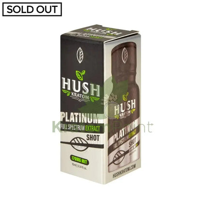 Hush Kratom Platinum Shot 10ml, 1 bottle - Smoke empire