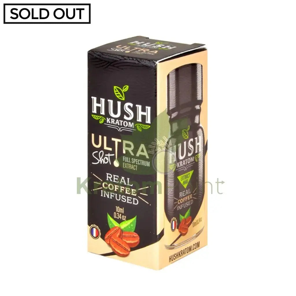 Hush Kratom Ultra Coffee Infused Shot 10ml, 1 bottle - Smoke empire