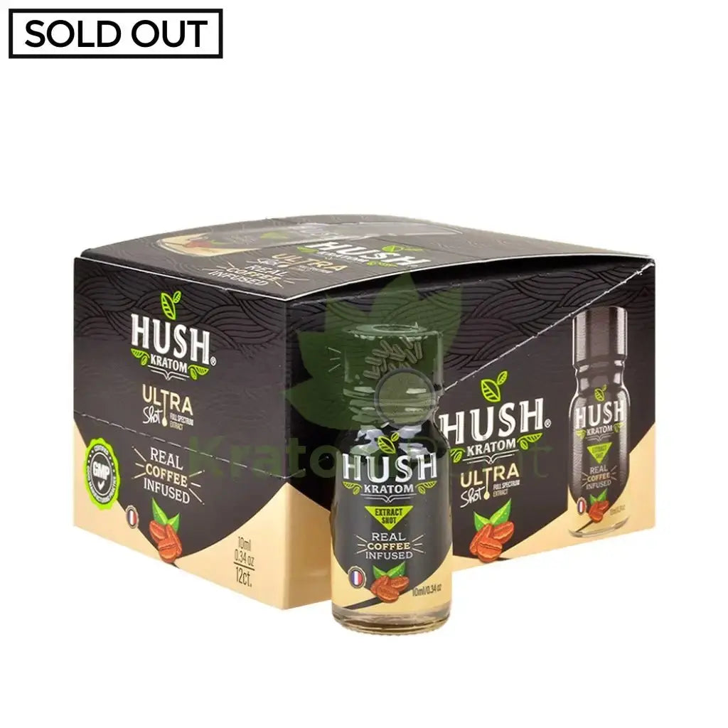 Hush Kratom Ultra Coffee Infused Shot 10ml, 1 bottle - Smoke empire