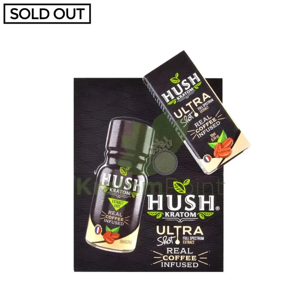 Hush Kratom Ultra Coffee Infused Shot 10ml, 1 bottle - Smoke empire