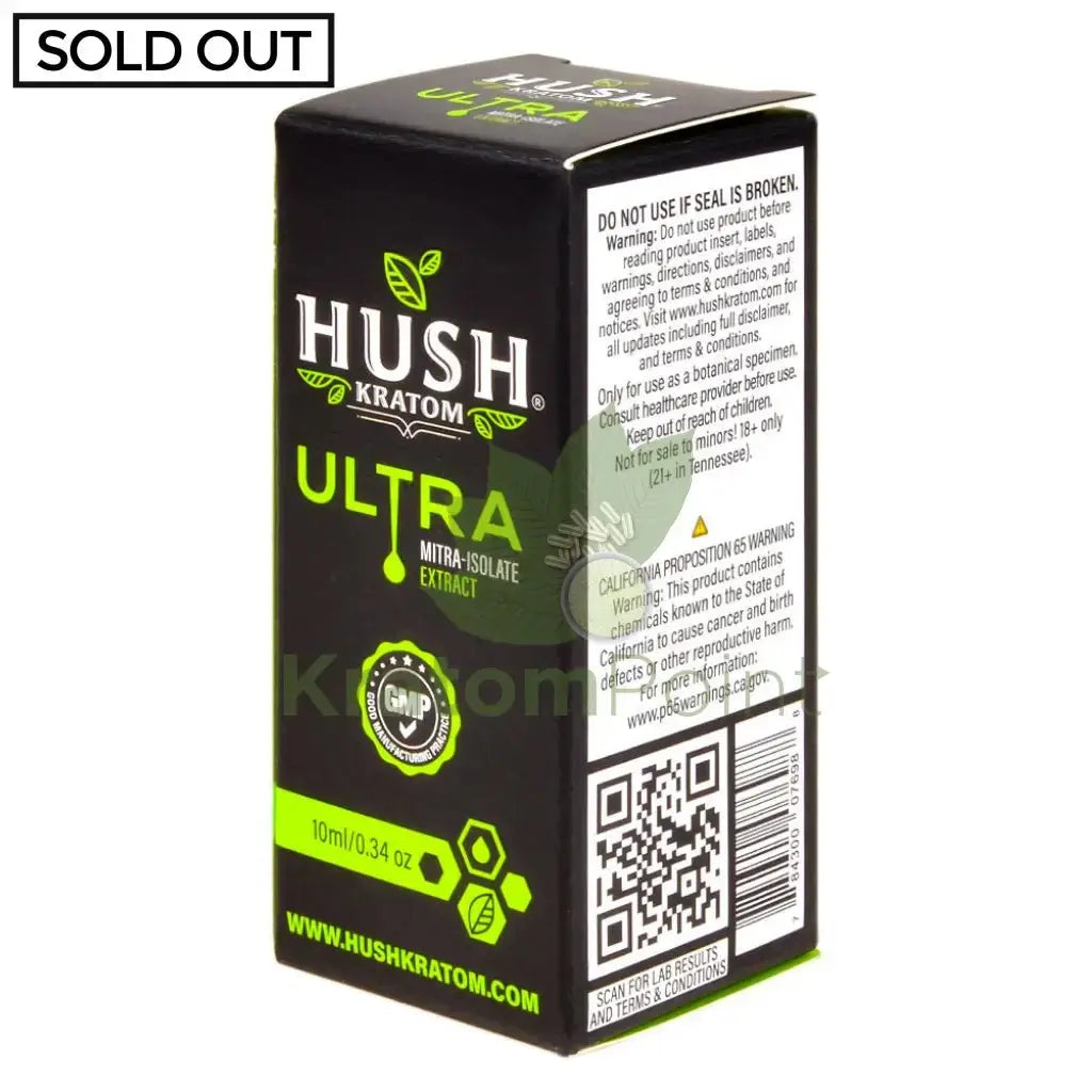 Hush Kratom Ultra Shot 10ml, 1 bottle - Smoke empire