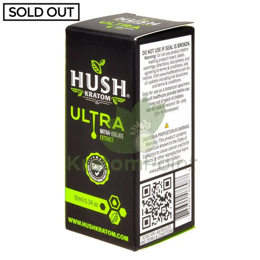 Hush Kratom Ultra Shot 10ml, 1 bottle - Smoke empire