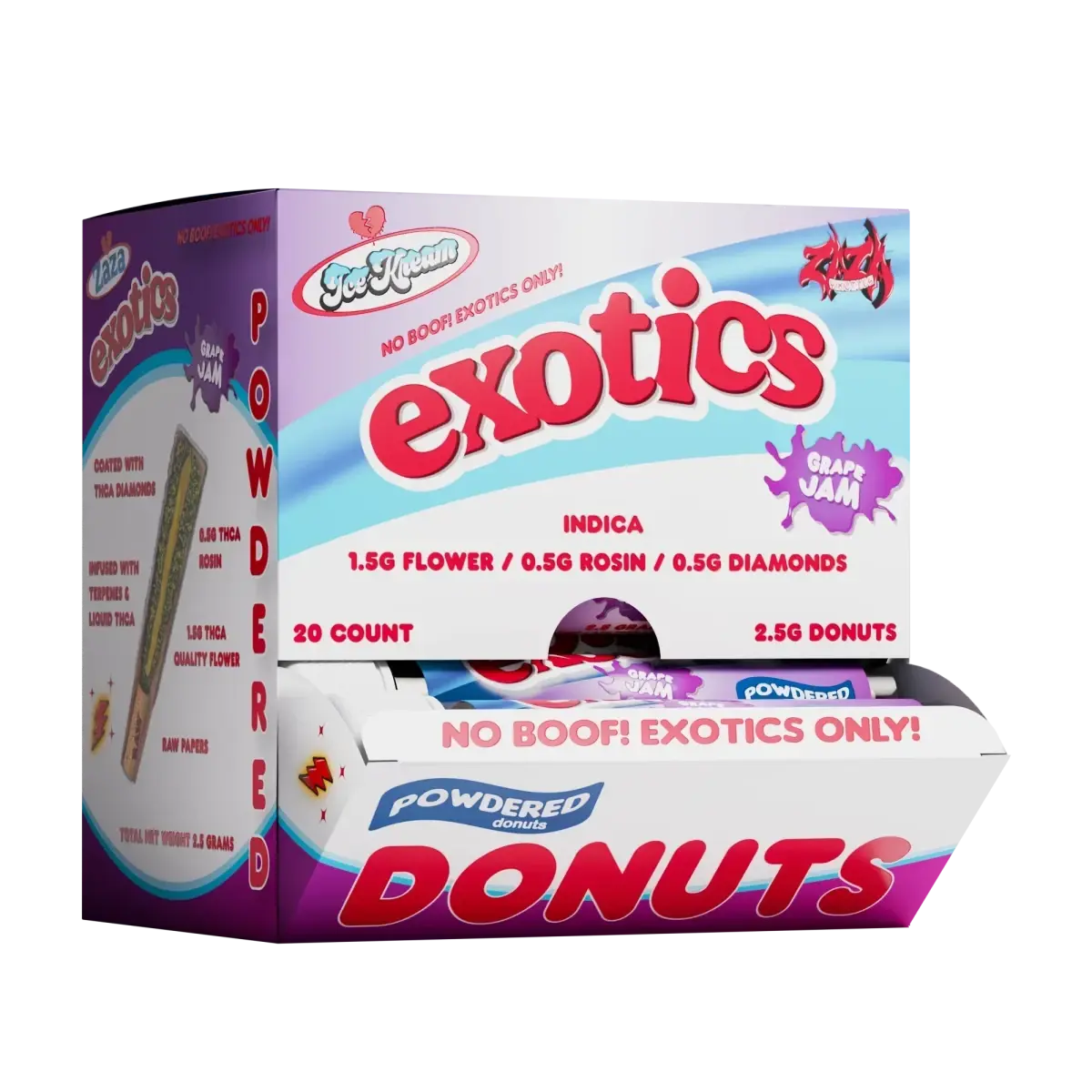Ice Kream Exotics Rosin Diamond THCA Preroll - Smoke empire