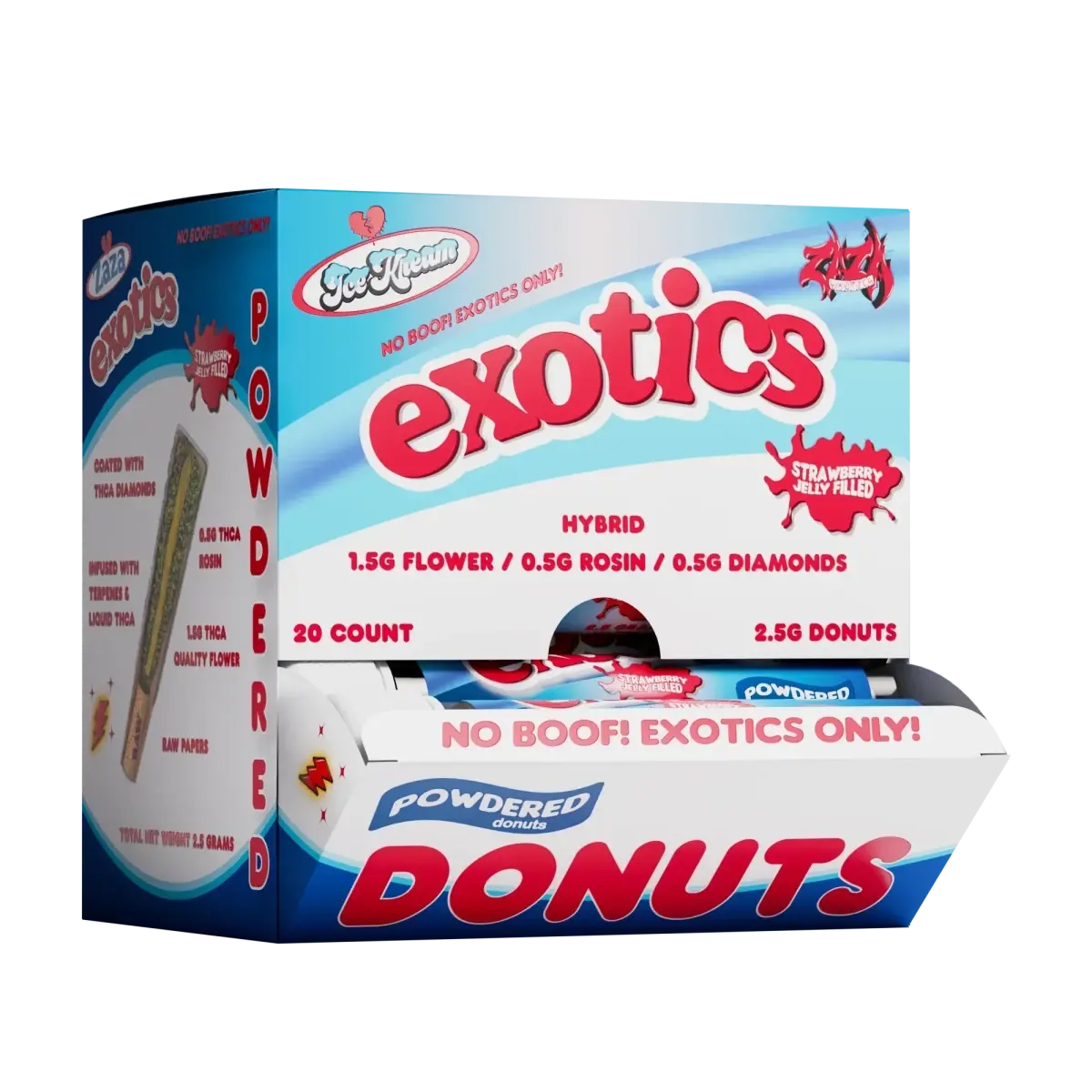 Ice Kream Exotics Rosin Diamond THCA Preroll - Smoke empire