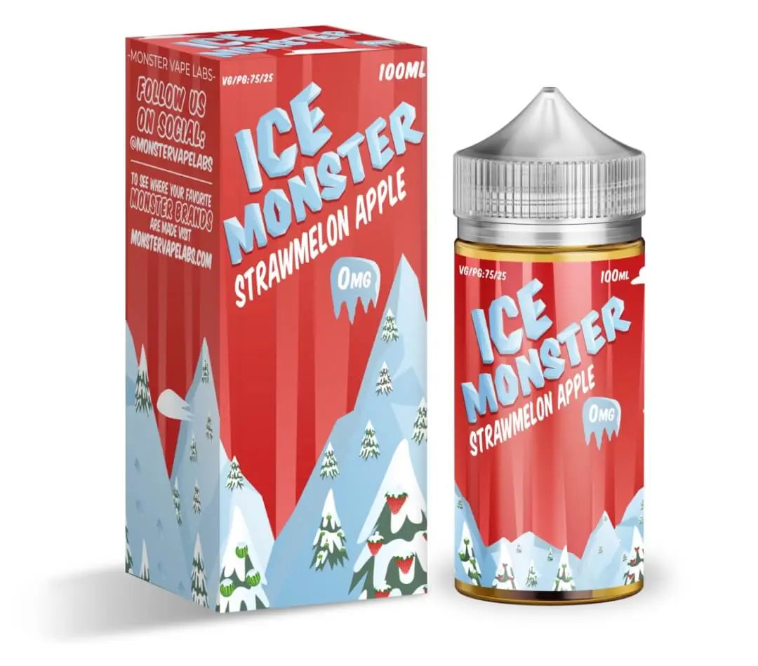 Ice Monster Strawmelon Apple eJuice - Smoke empire